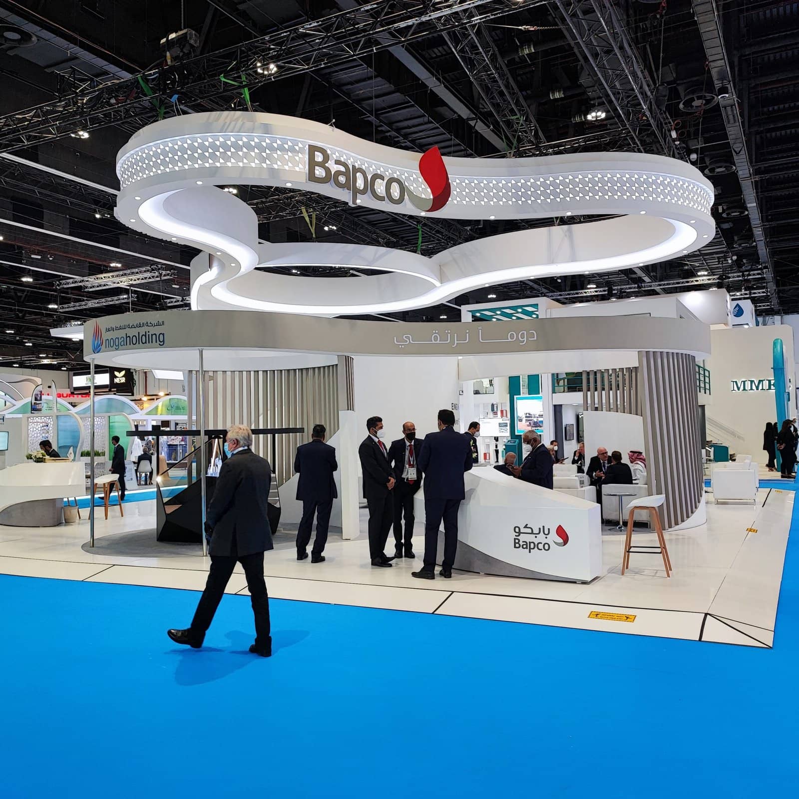 Exhibition stand for Bapco at ADIPEC
