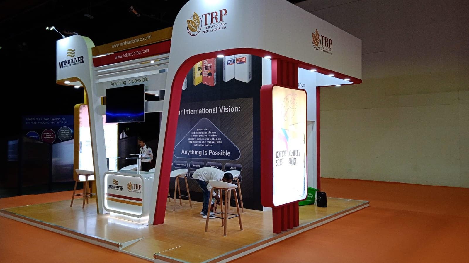 Exhibition stand built by Standsbay